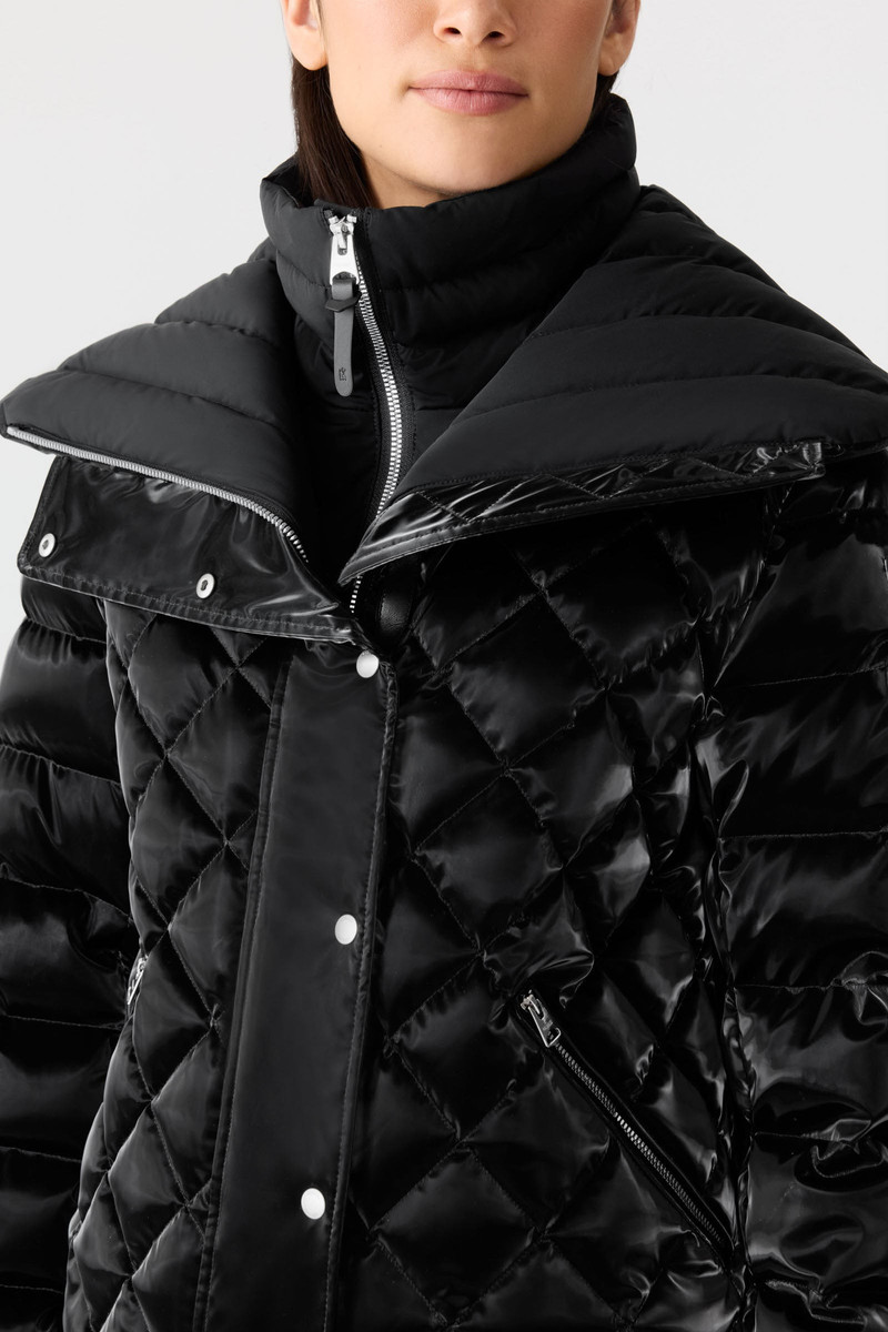 YVETTE-GLO Diamond Quilted Down Jacket 5