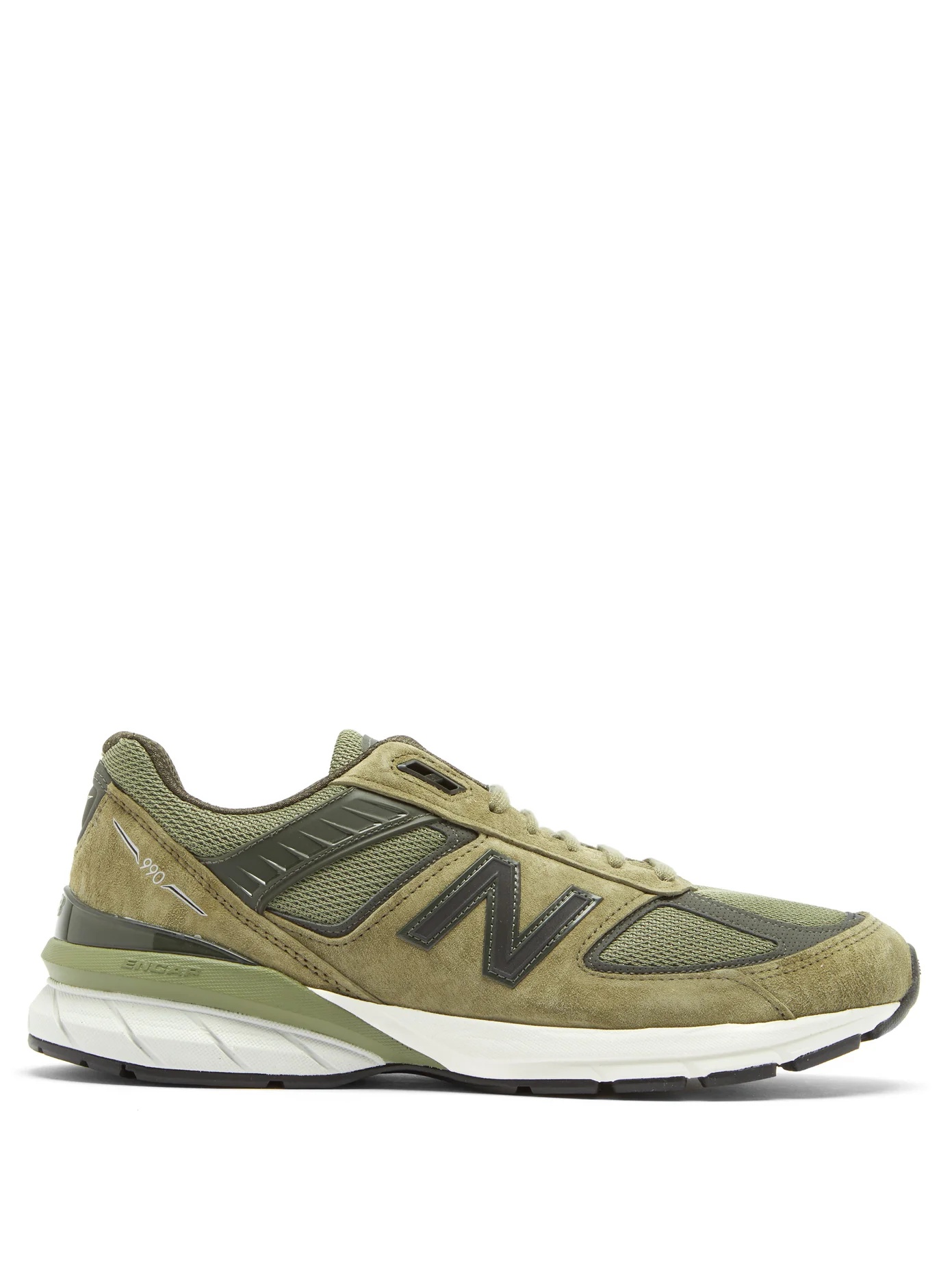 990v5 suede and mesh running trainers - 1