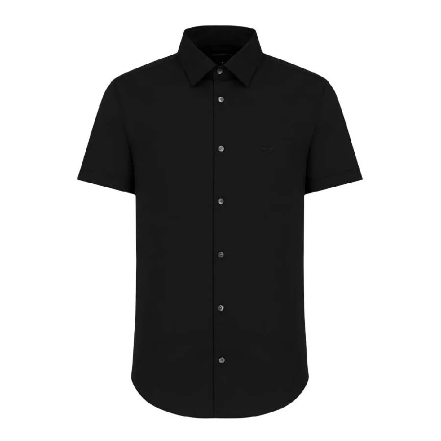 Emporio Armani Short Sleeve Classic Collar Shirt - 1