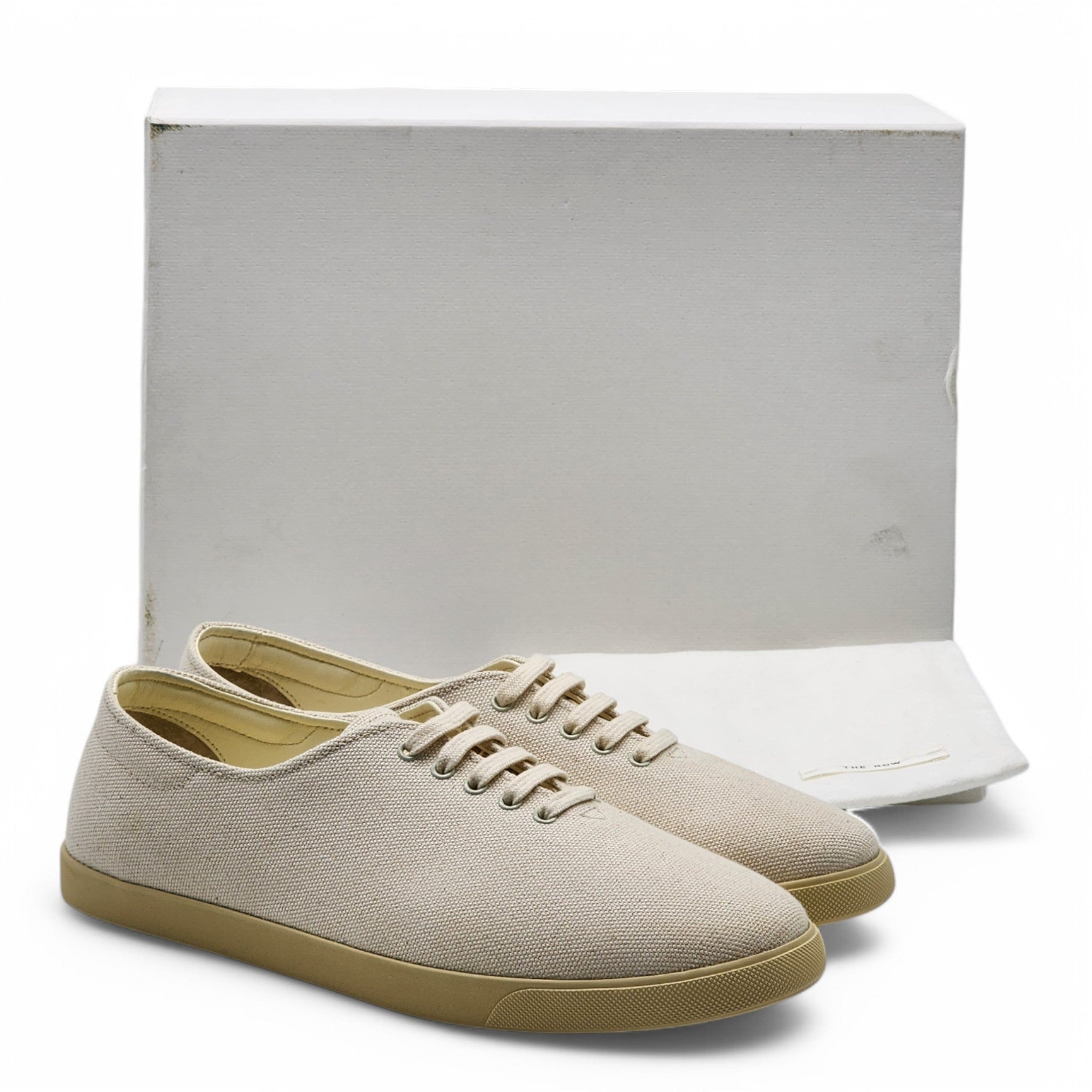 The Row Sam Sneakers – Canvas – Beige – 38 - 9