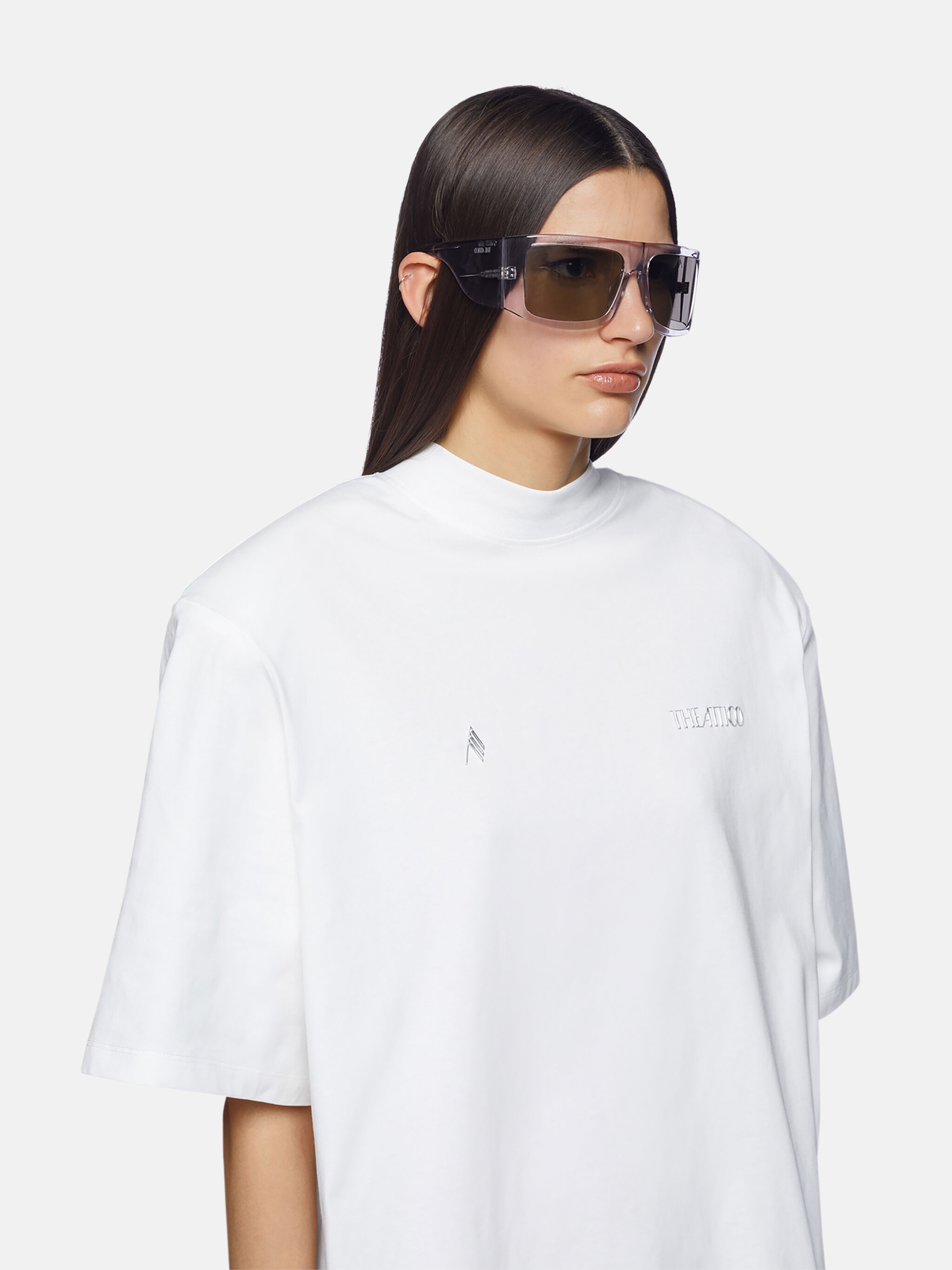 THE ATTICO ''ANDRE'' FUMÈ SUNGLASSES | REVERSIBLE