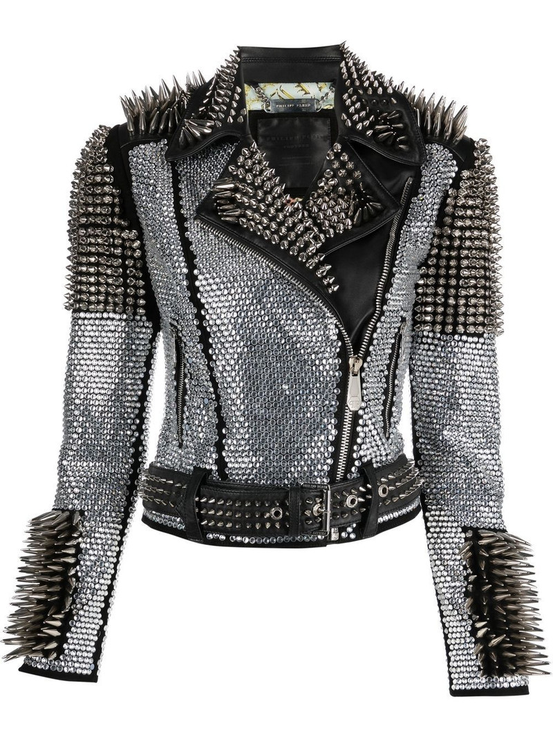 crystal studded jacket 1
