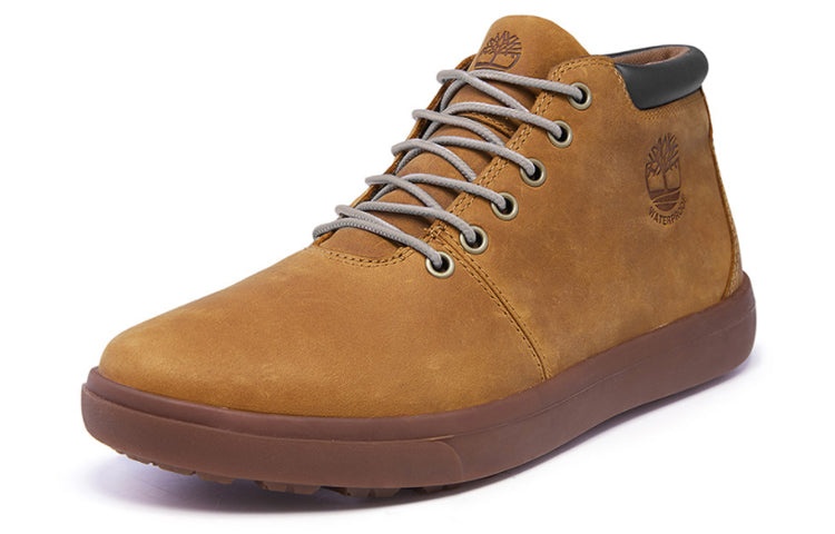 Timberland Ashwood Park Mid Waterproof Leather Chukka Boots 'Brown' A2DSCW - 3