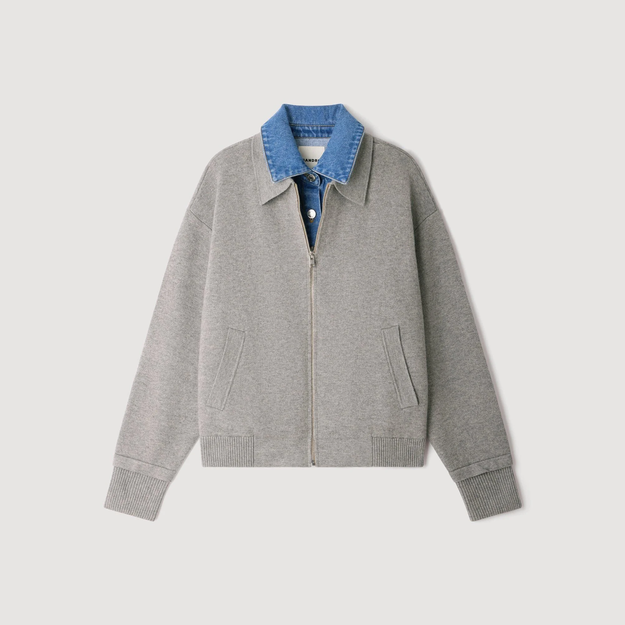2-IN-1 ZIP CARDIGAN - 1