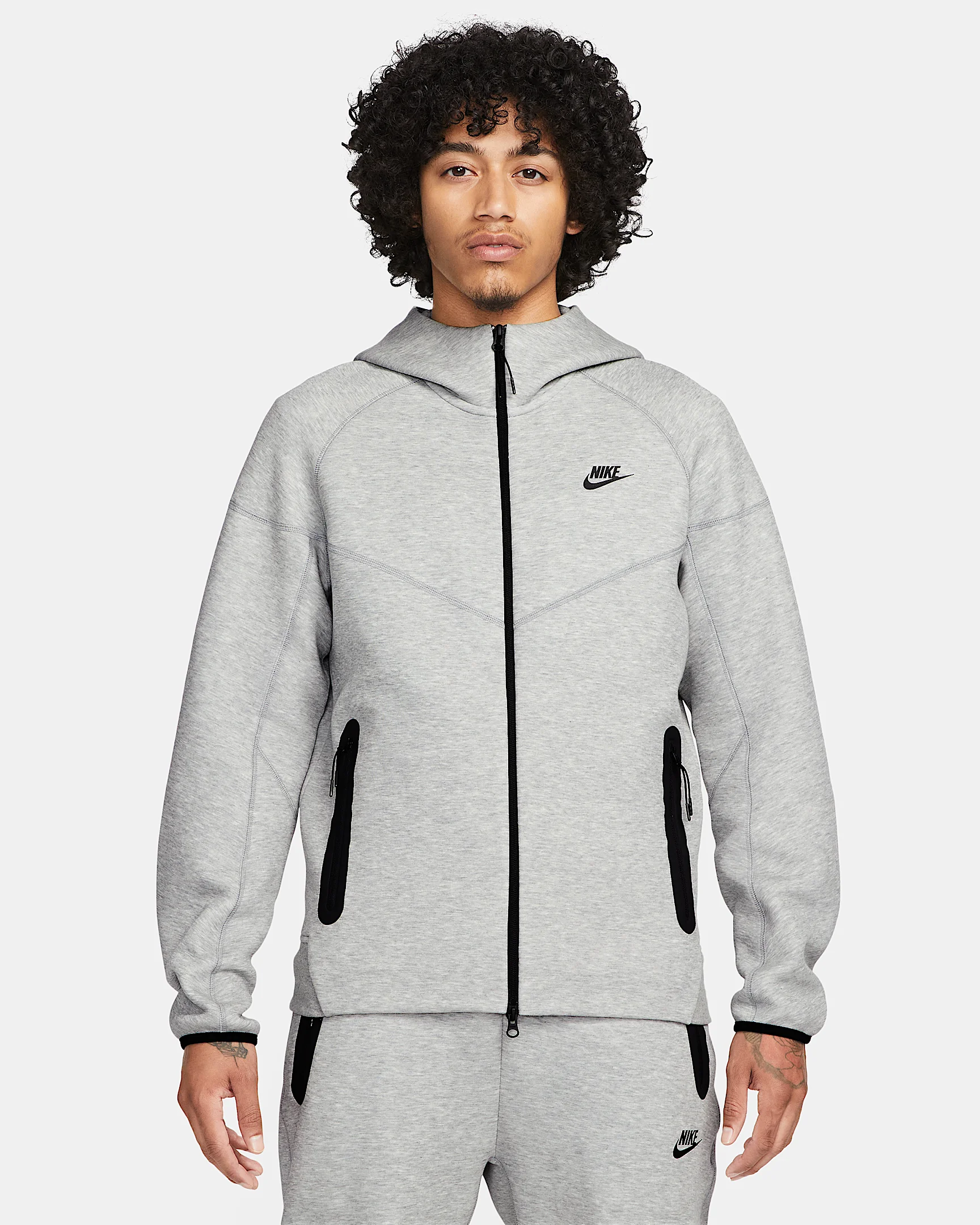Nike Sportswear 기술 Fleece Windrunner 남자의 가득 차있 지퍼 Hoodie - 1