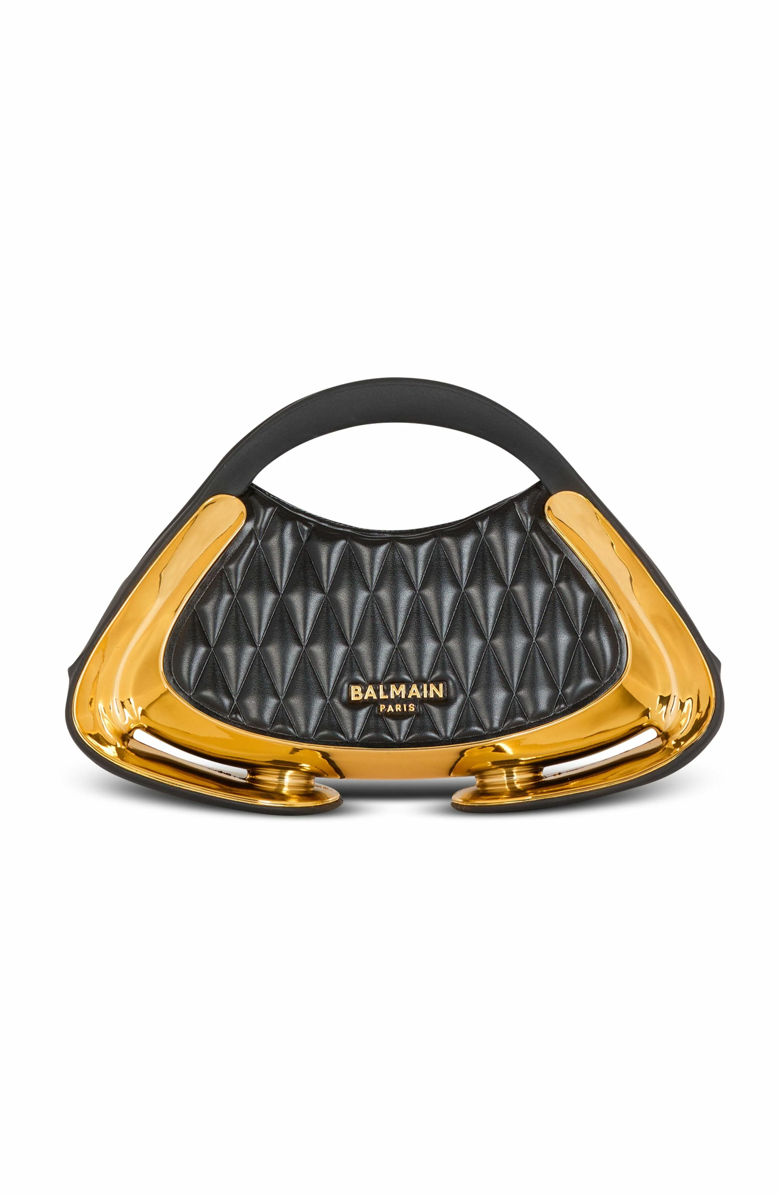 Balmain Quilted Small Jolie Madame Bag in Black at Nordstrom - 1