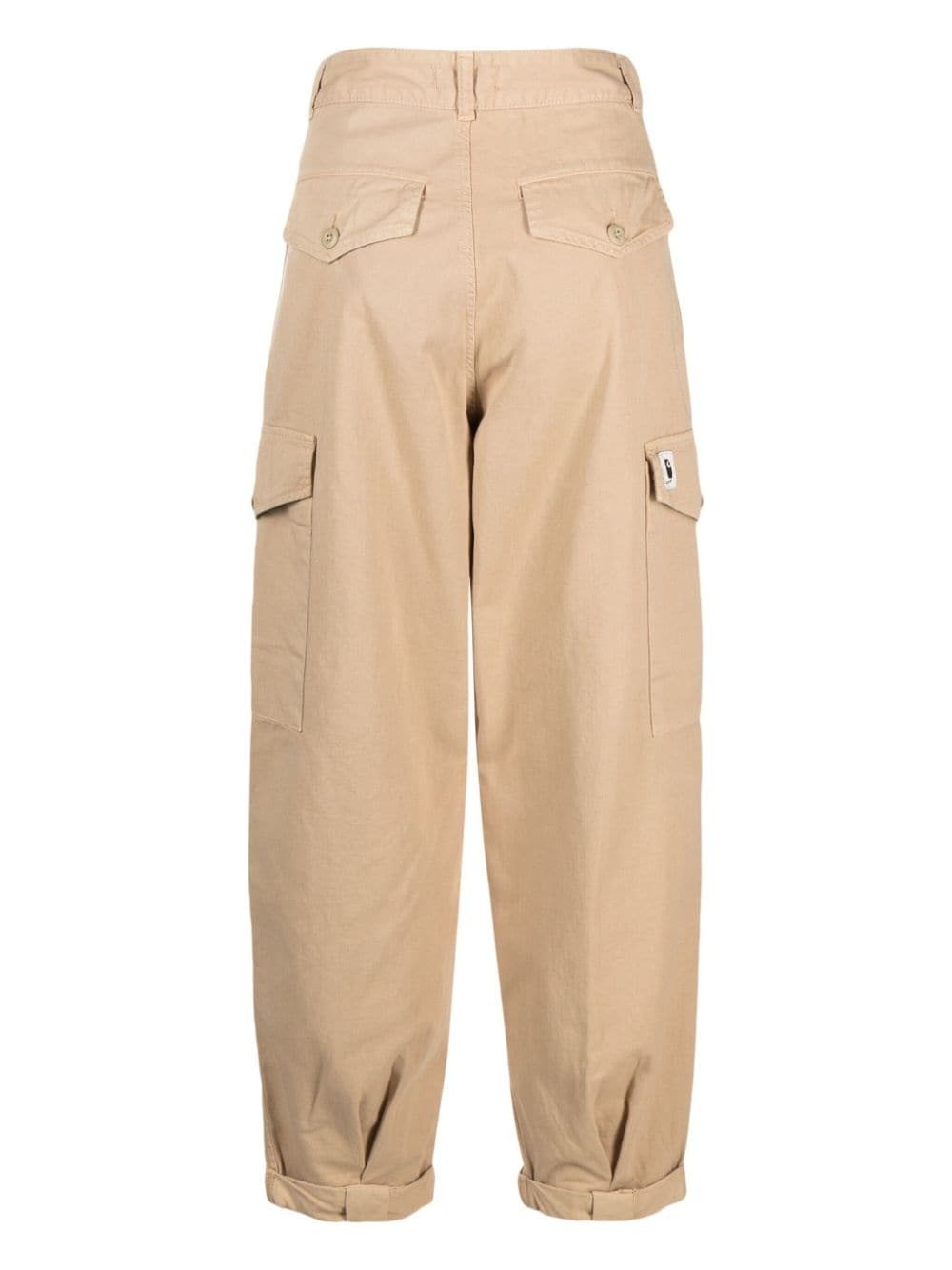 twill organic-cotton trousers - 2