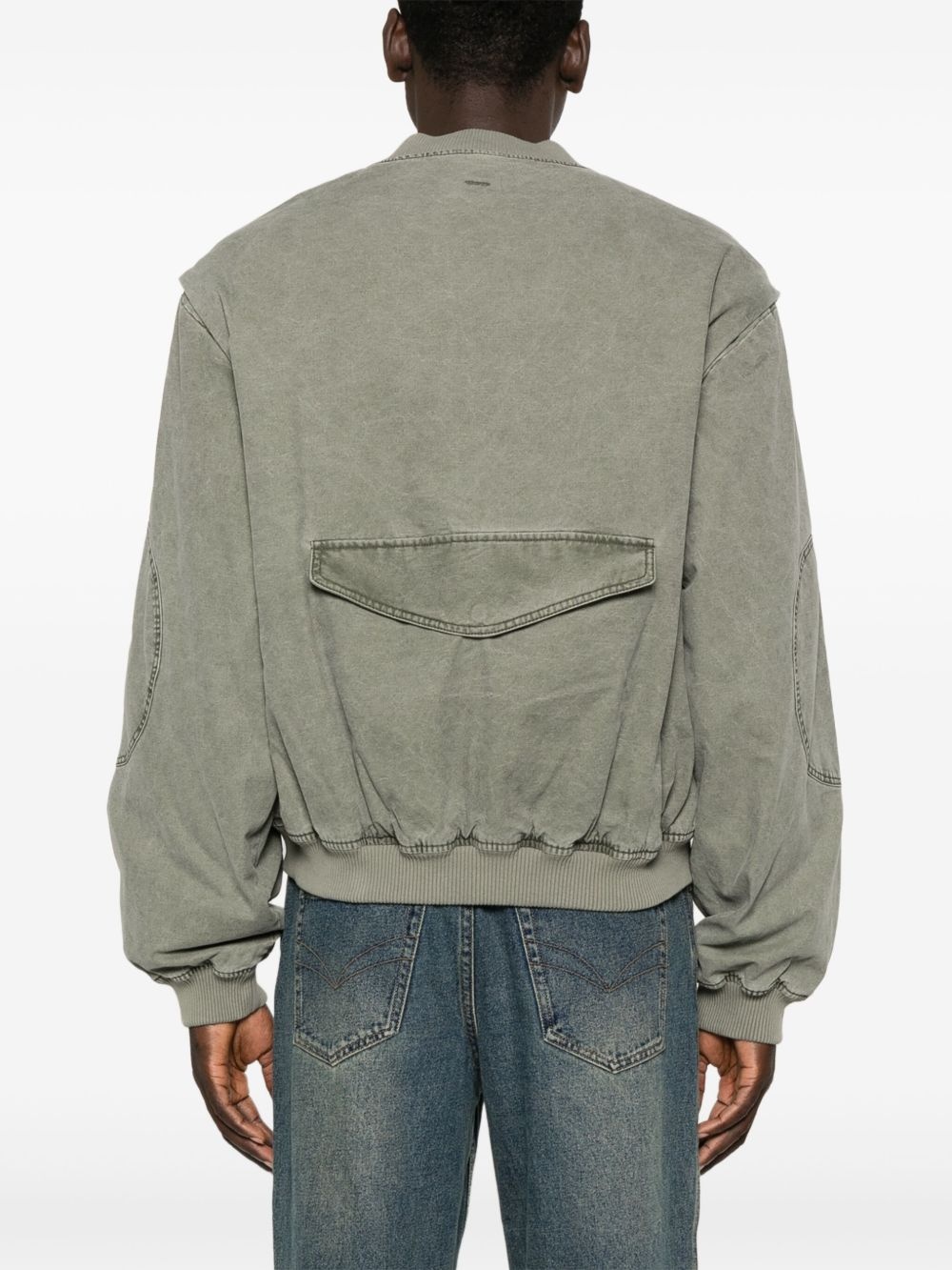 Inset sleeve bomber jacket - 4