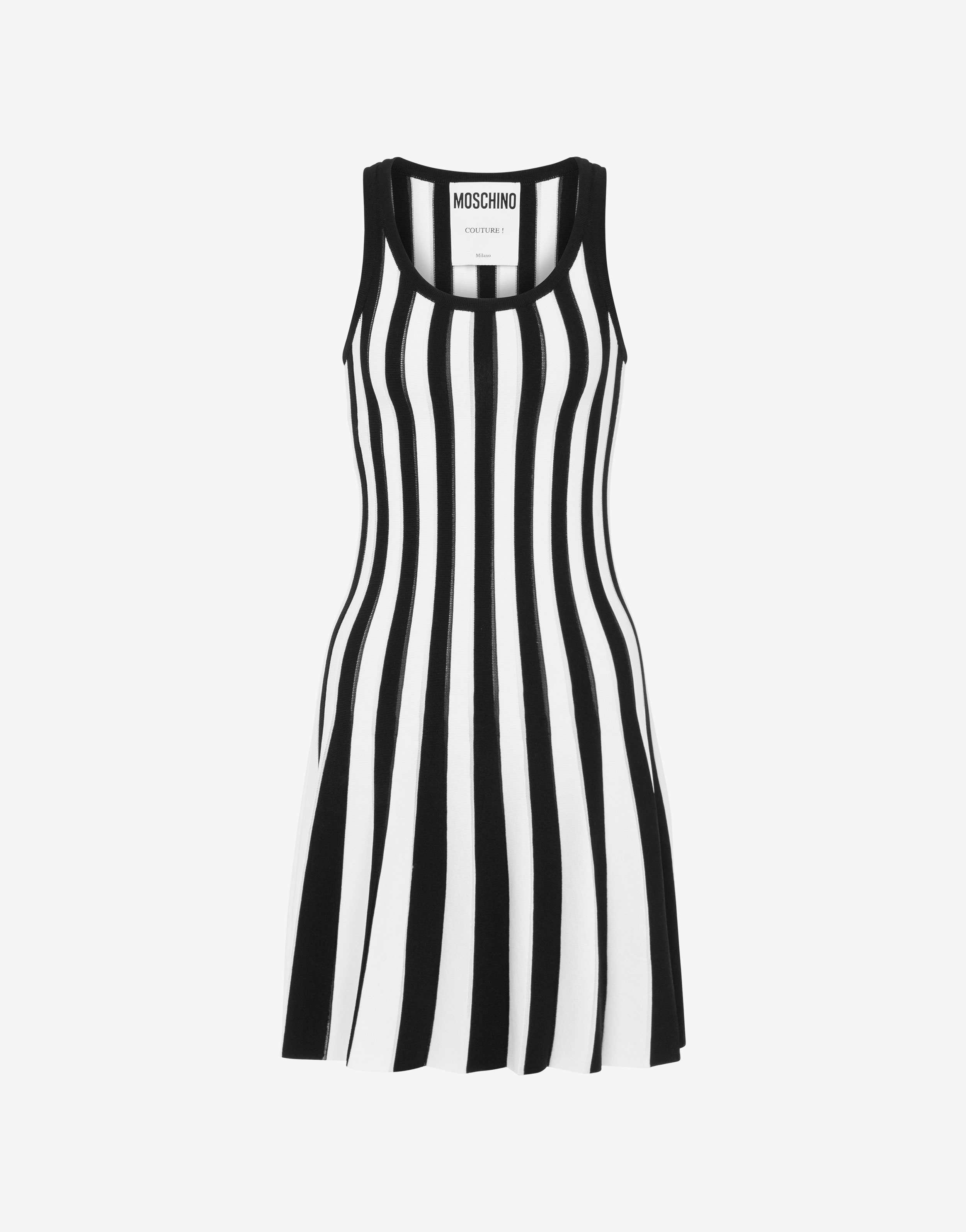 ARCHIVE STRIPES STRETCH VISCOSE DRESS - 1