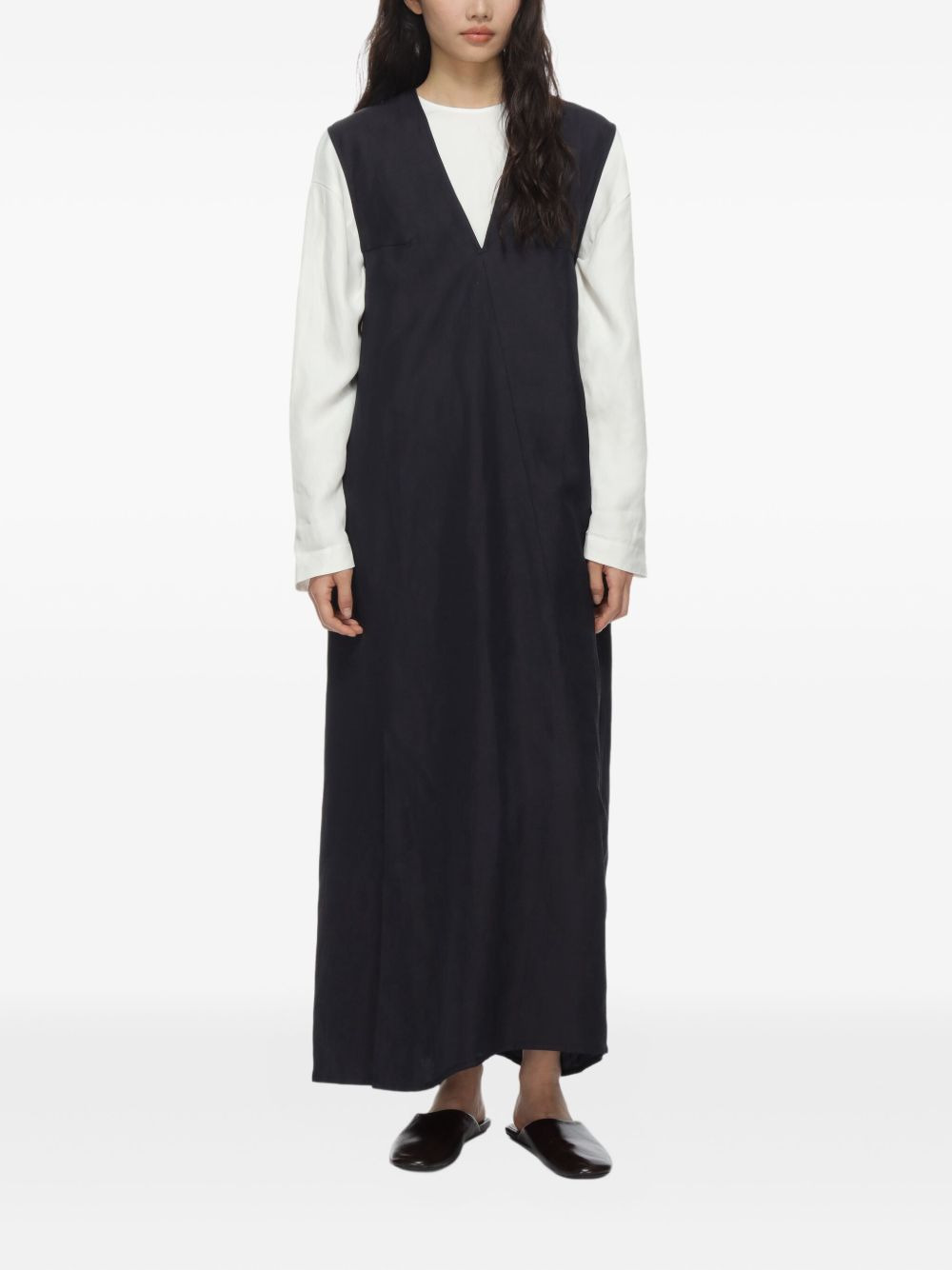 asymmetric midi dress - 2