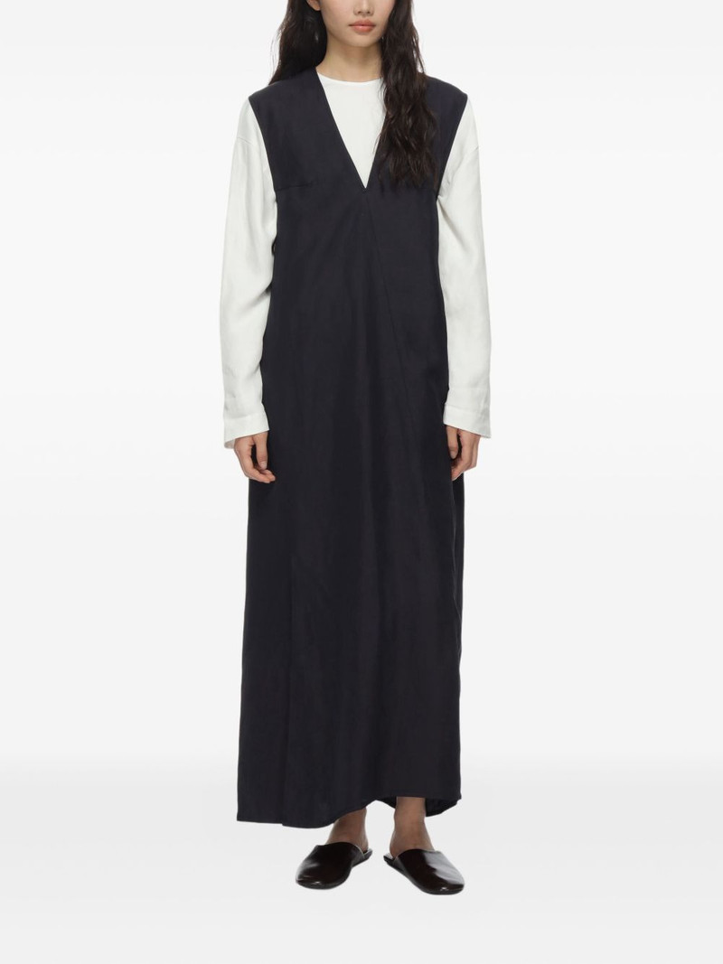 Studio Nicholson asymmetric midi dress outlook