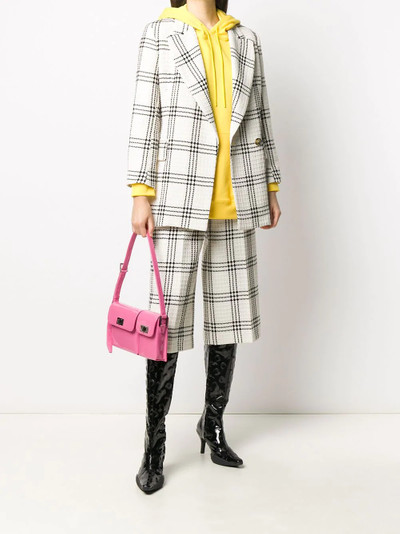 MSGM checked cropped trousers outlook