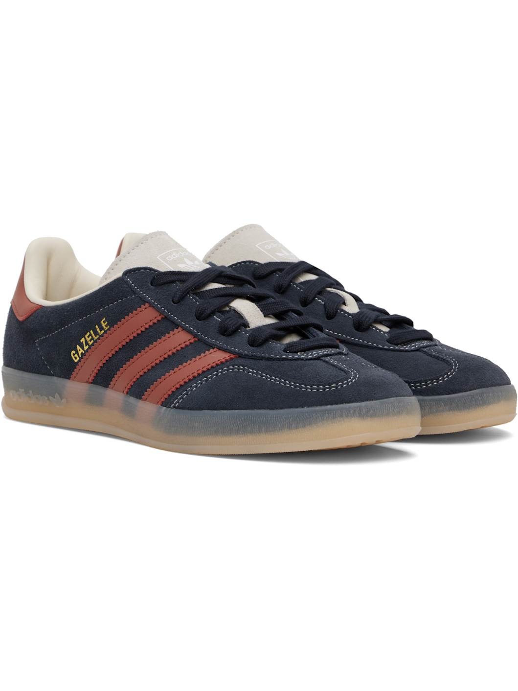 Navy Gazelle Indoor Sneakers - 4