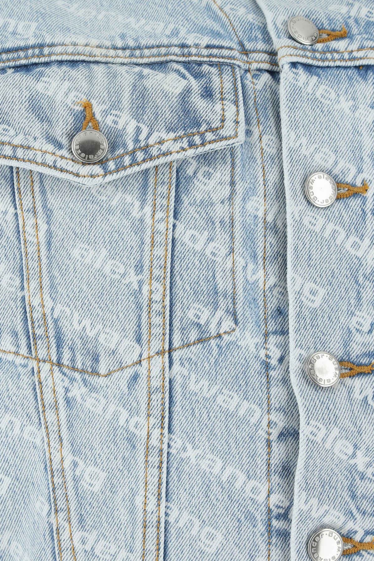Printed denim jacket - 3