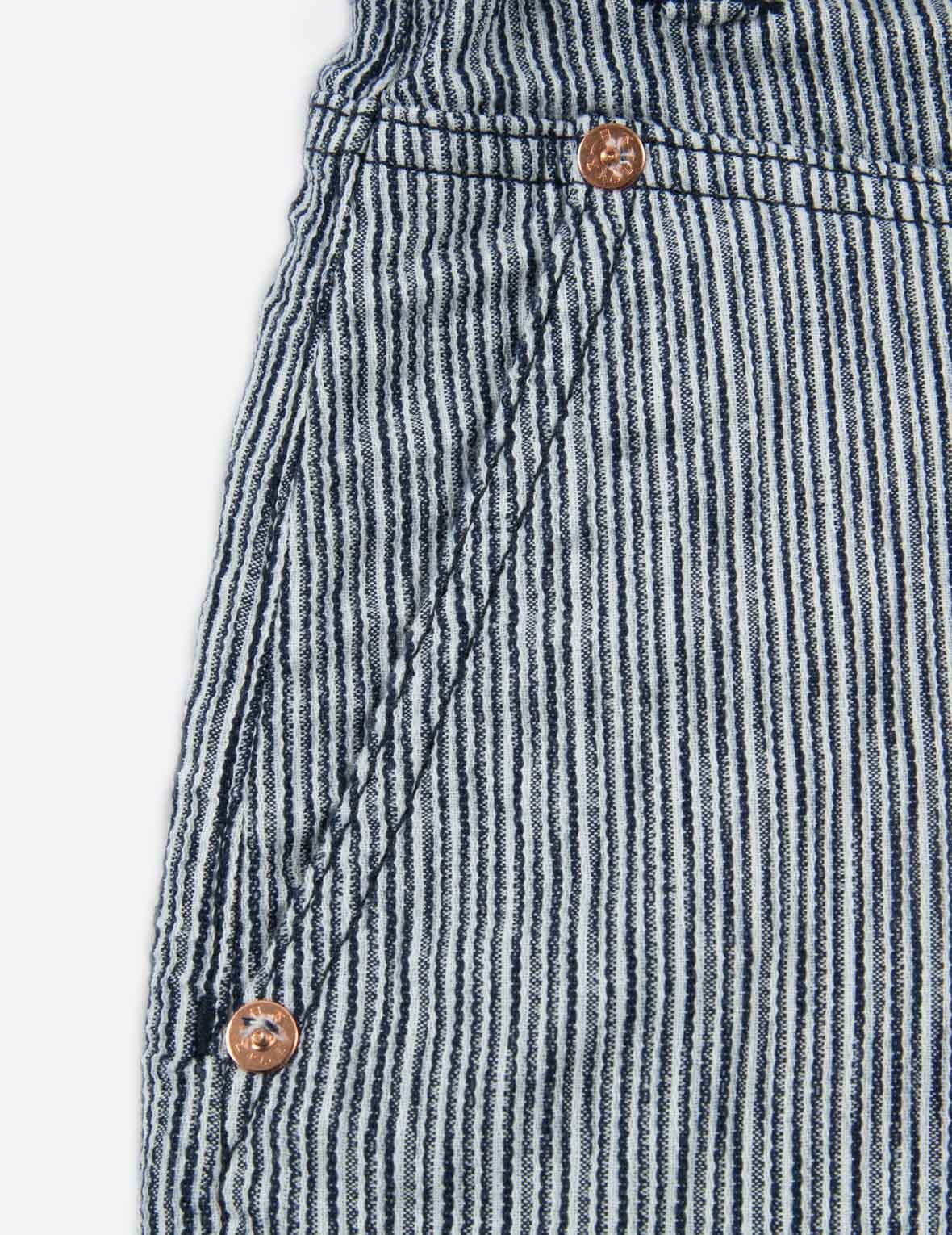 Kamon Print Paper Bag Dobby Shorts - 13