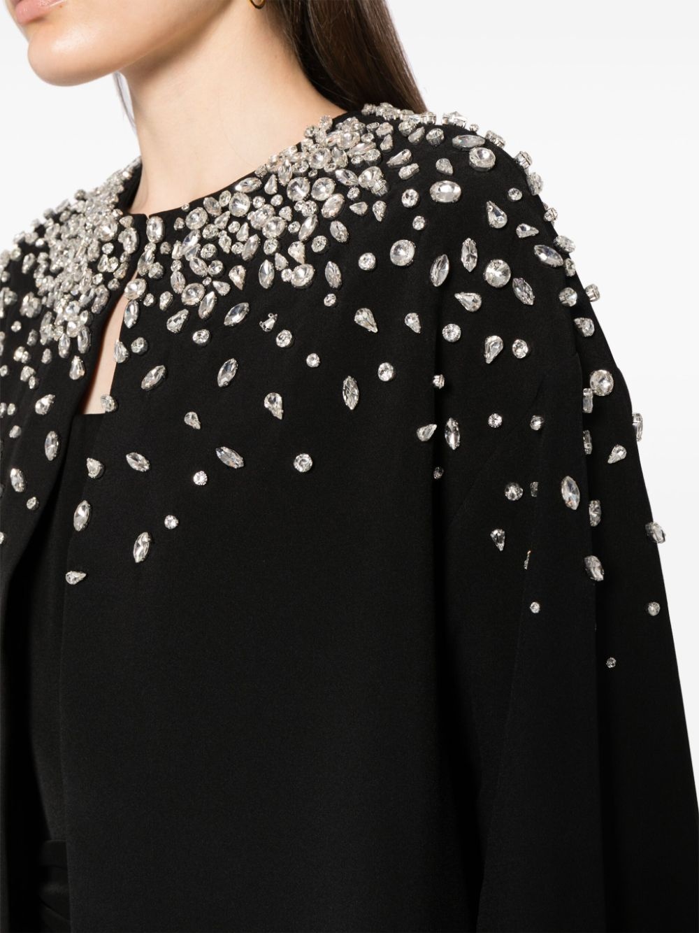 Calliope crystal-embellished coat - 5
