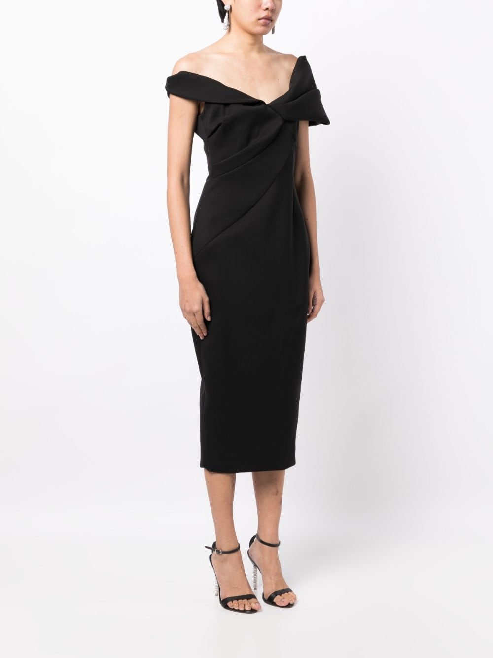 Matteo drape-detail asymmetric dress - 3