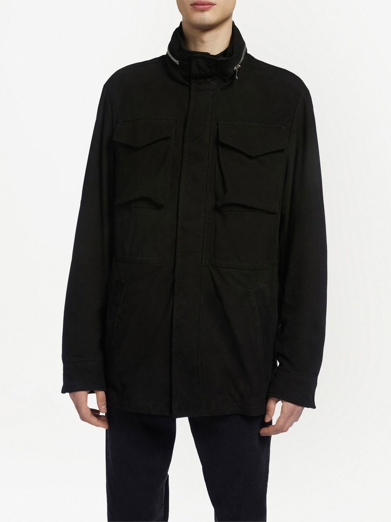 long sleeves high neck jacket 3