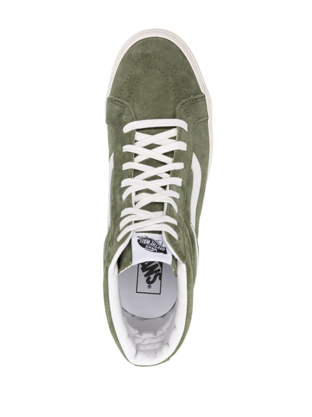 suede lace-up sneakers - 4