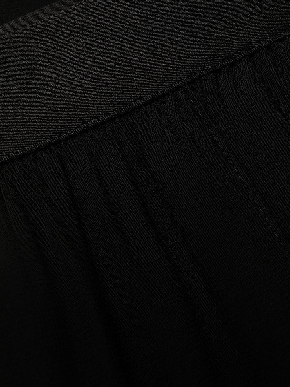 elasticated waistband tapered trousers - 8