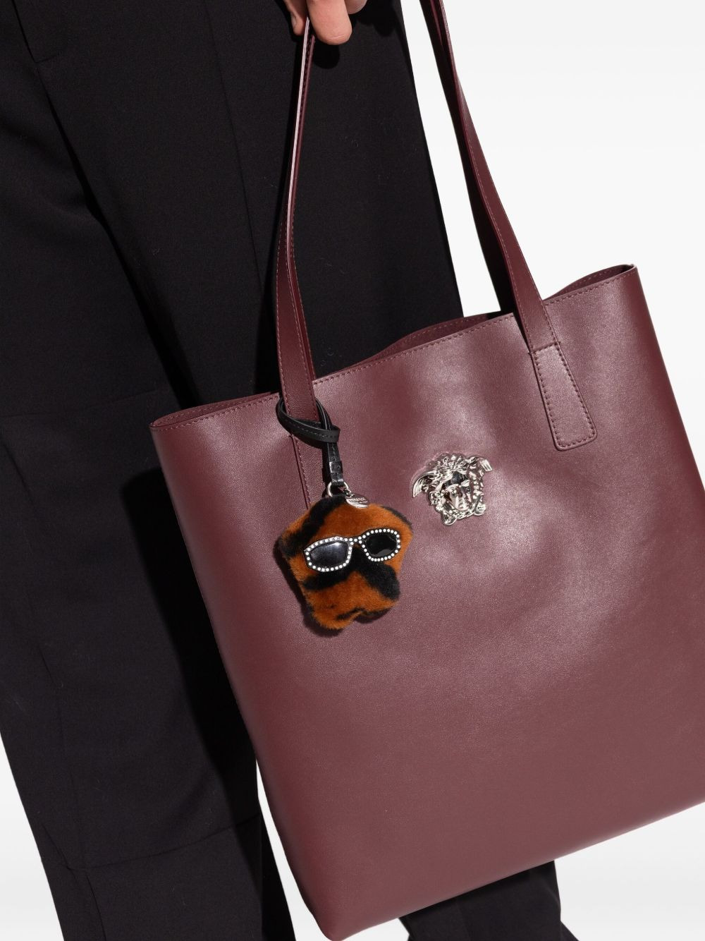 faux-fur bag charm - 3