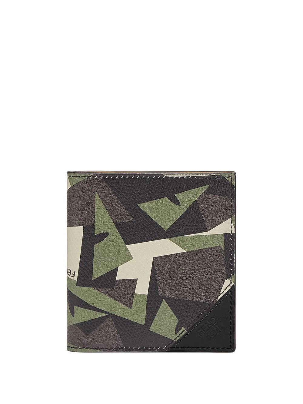 camouflage-print slim wallet - 1