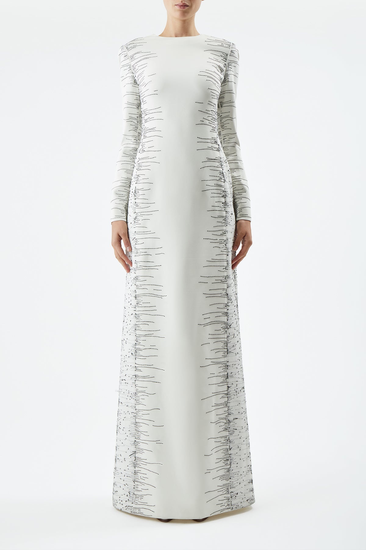 Bianca Dress in Wool Silk - 2