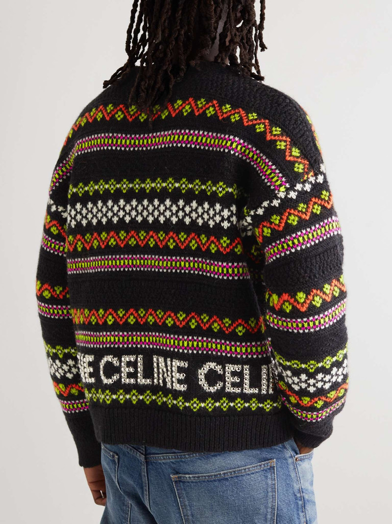 Studded Fair Isle Wool Sweater 4