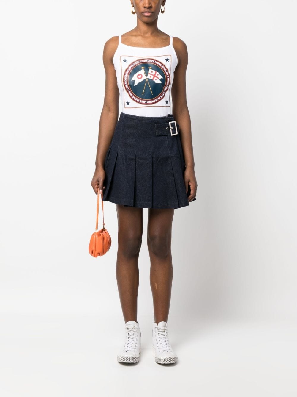 graphic logo-print top - 2