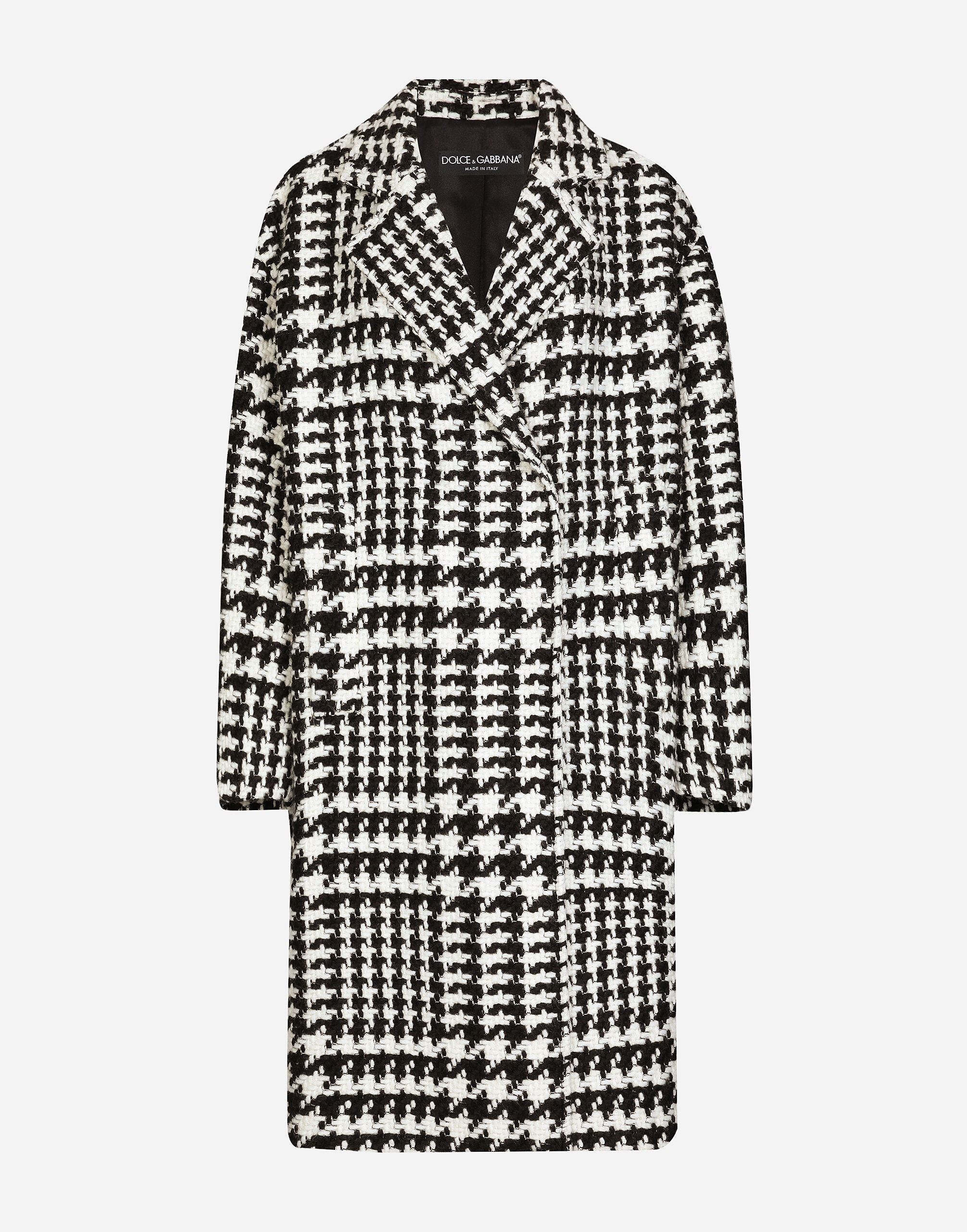 Oversize houndstooth coat - 1