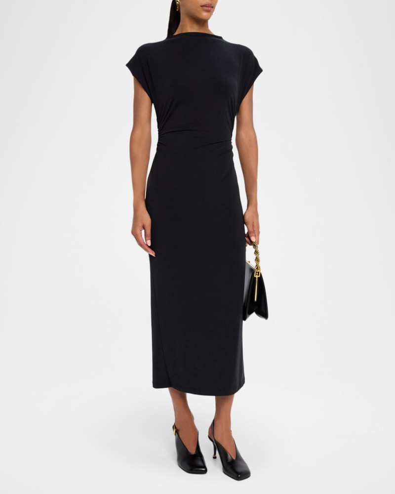 Mesa Slouchy Mock-Neck Midi Dress 4