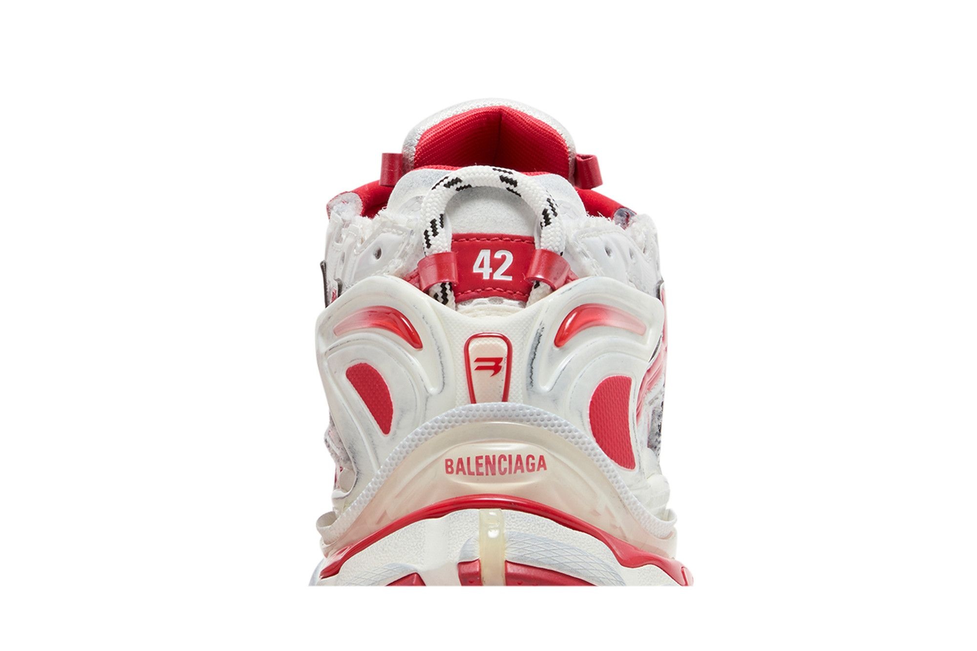 Balenciaga Runner Sneaker 'White Red' - 7