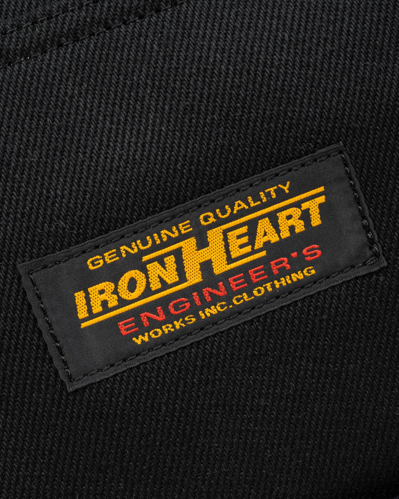 IHE-50-BLK 21OZ DENIM DUFFLE BAG - SUPERBLACK 8