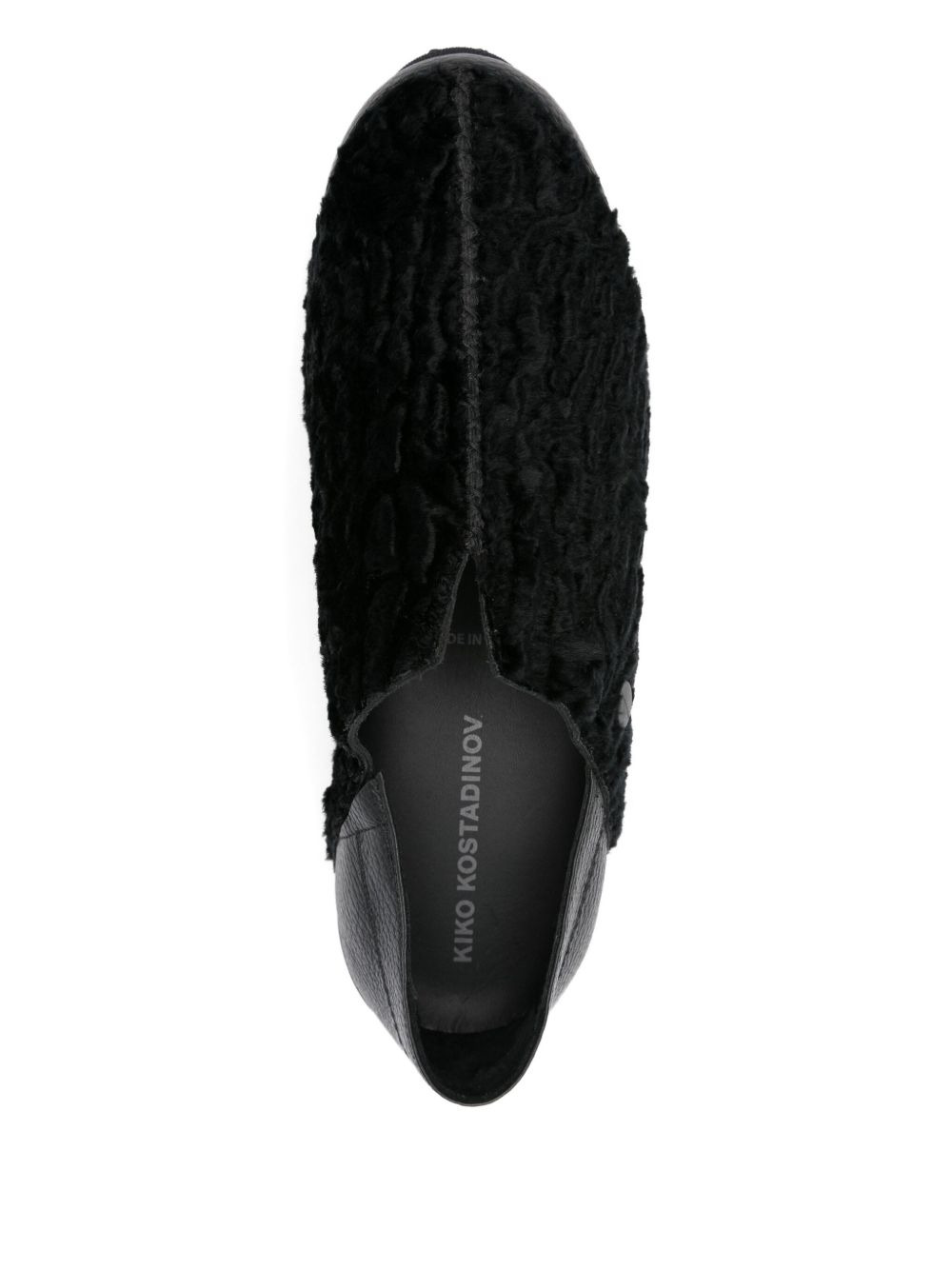 Vig textured slip-on loafers - 4