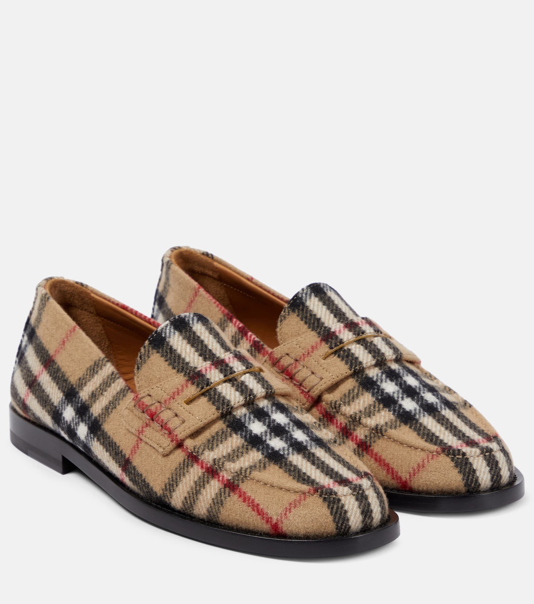 Vintage Check loafers - 1