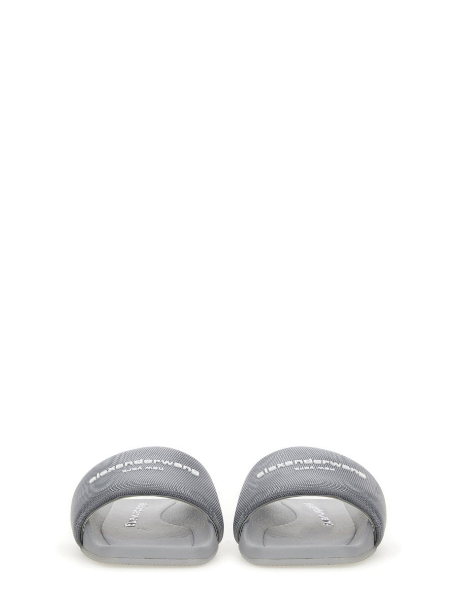 Alexander Wang Women Nylon "Aw" Sandal - 5
