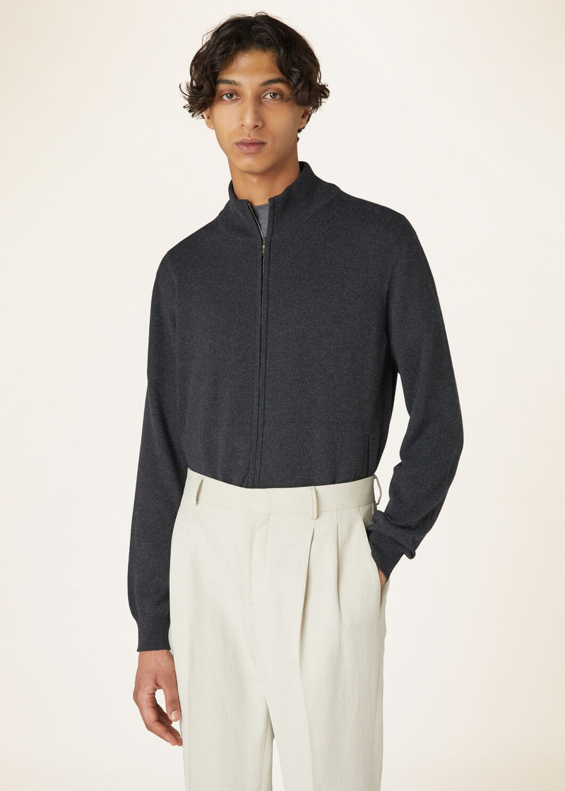 Classic Zip-Up Bomber Jacket 4