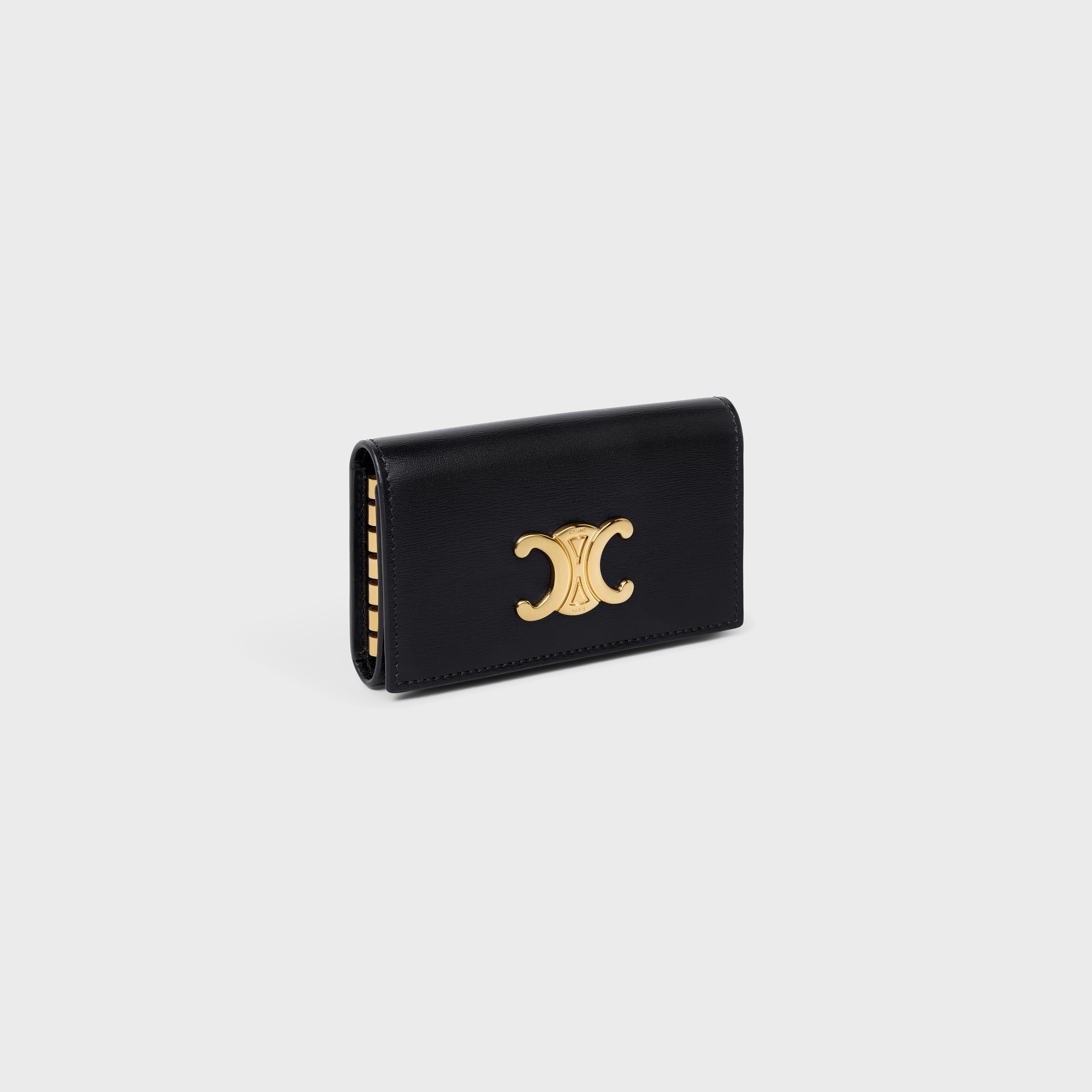 TRIOMPHE KEY CASE in Shiny calfskin - 2