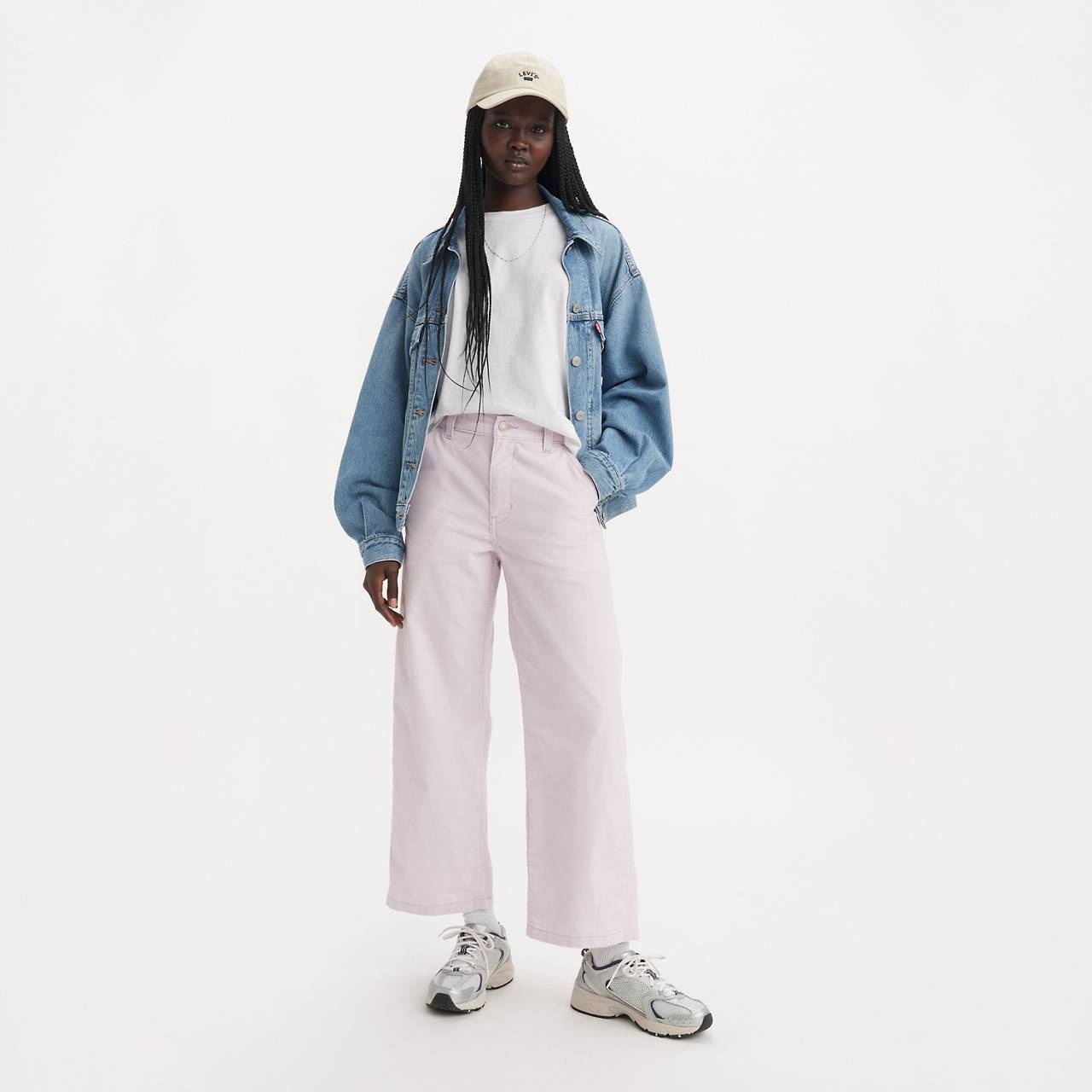 BAGGY CARPENTER LIGHTWEIGHT CORDUROY WOMEN'S PANTS - 3