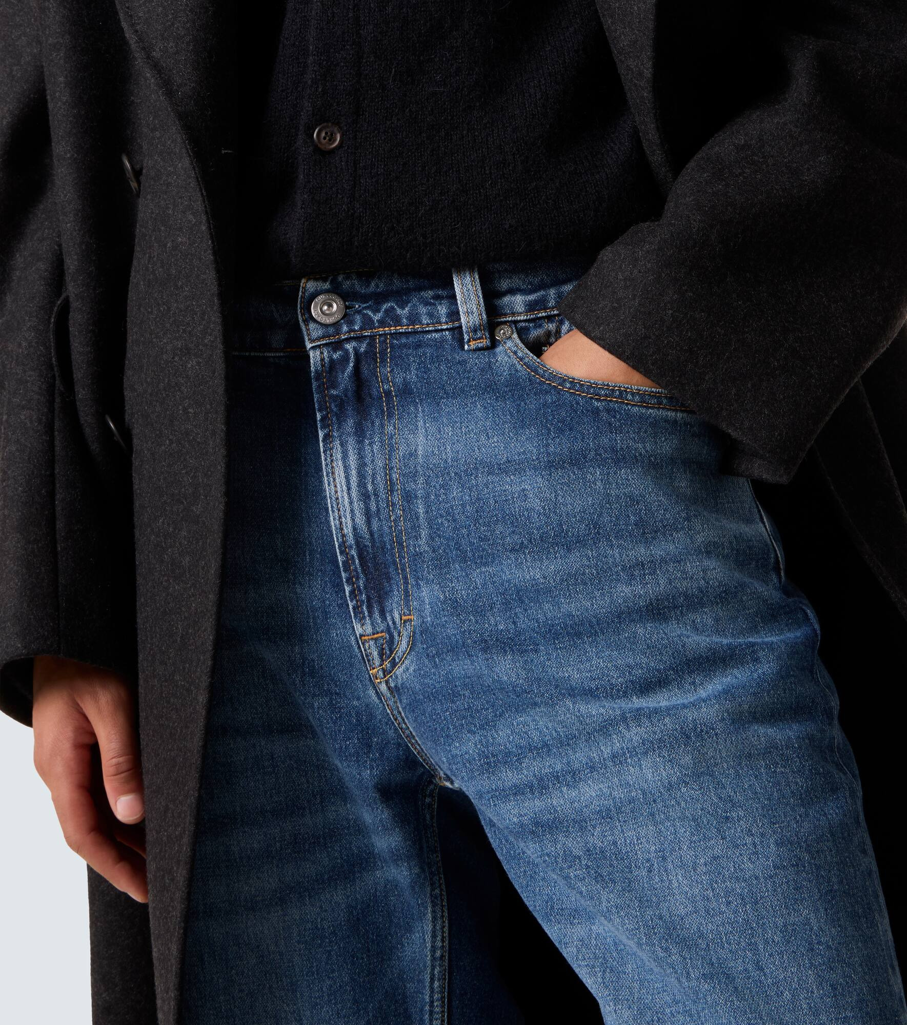 Mid-rise bootcut jeans - 5