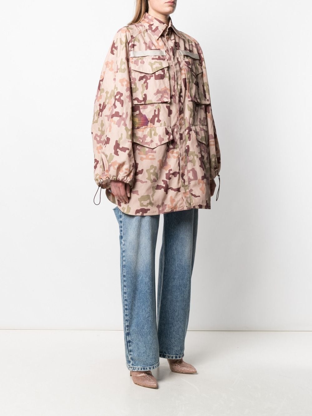 camouflage-print parka - 3