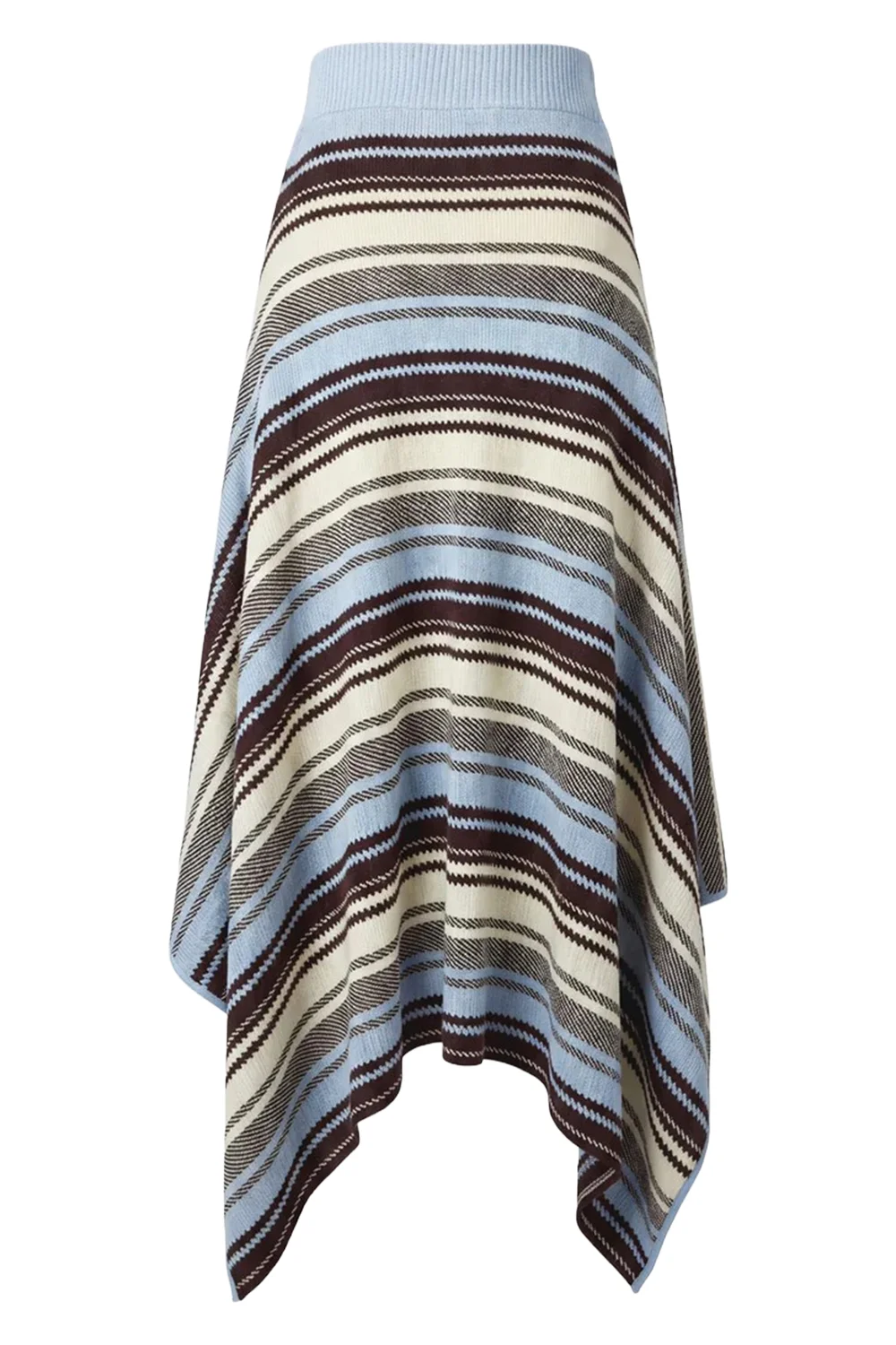 Striped Jacquard Skirt - 1