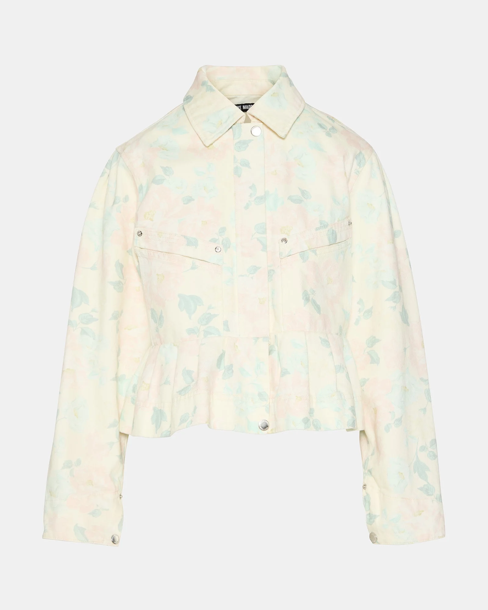 SLOAN FLORAL JACKET PEACH BEIGE - 1