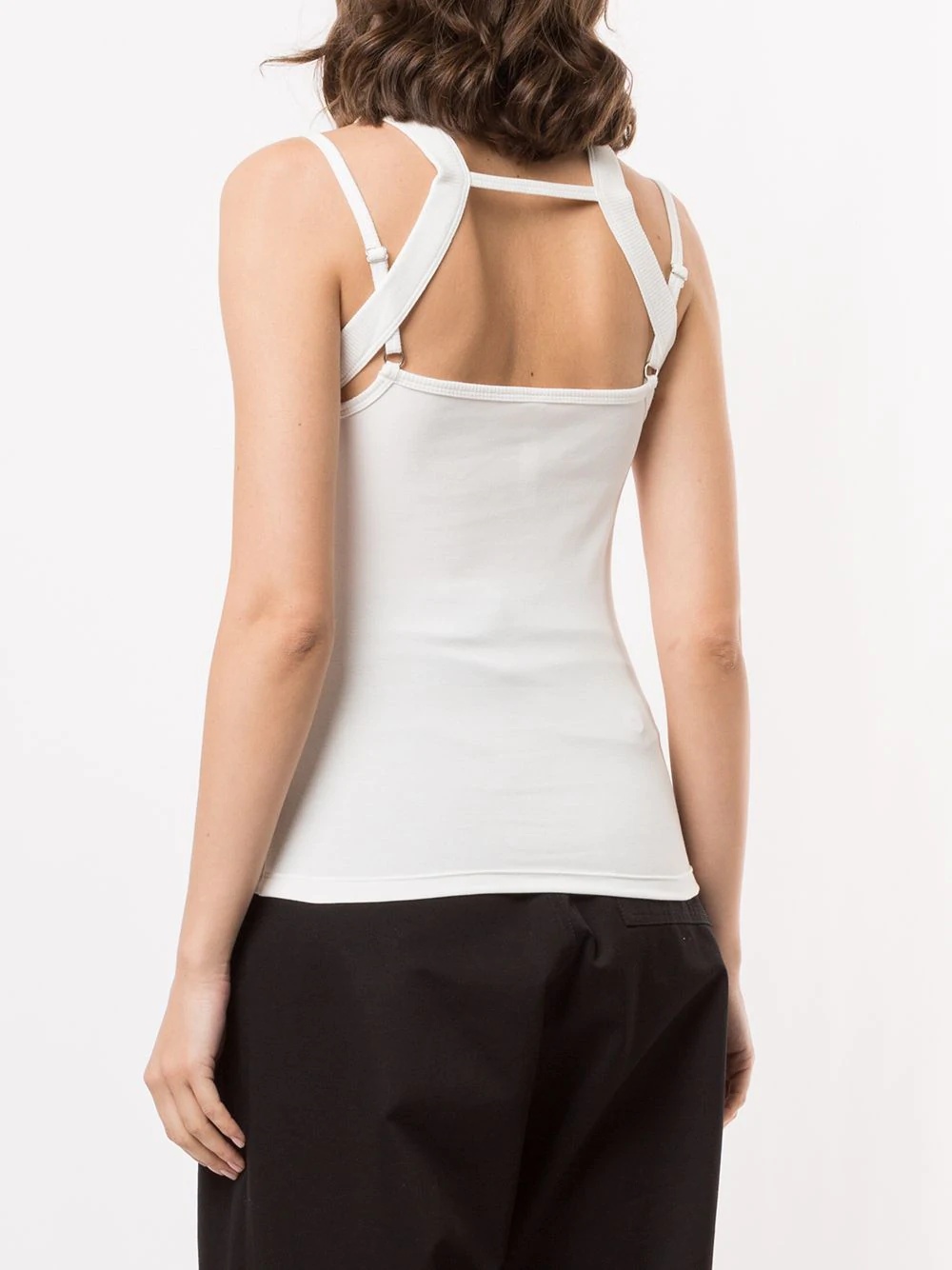 layered rib tank top - 4