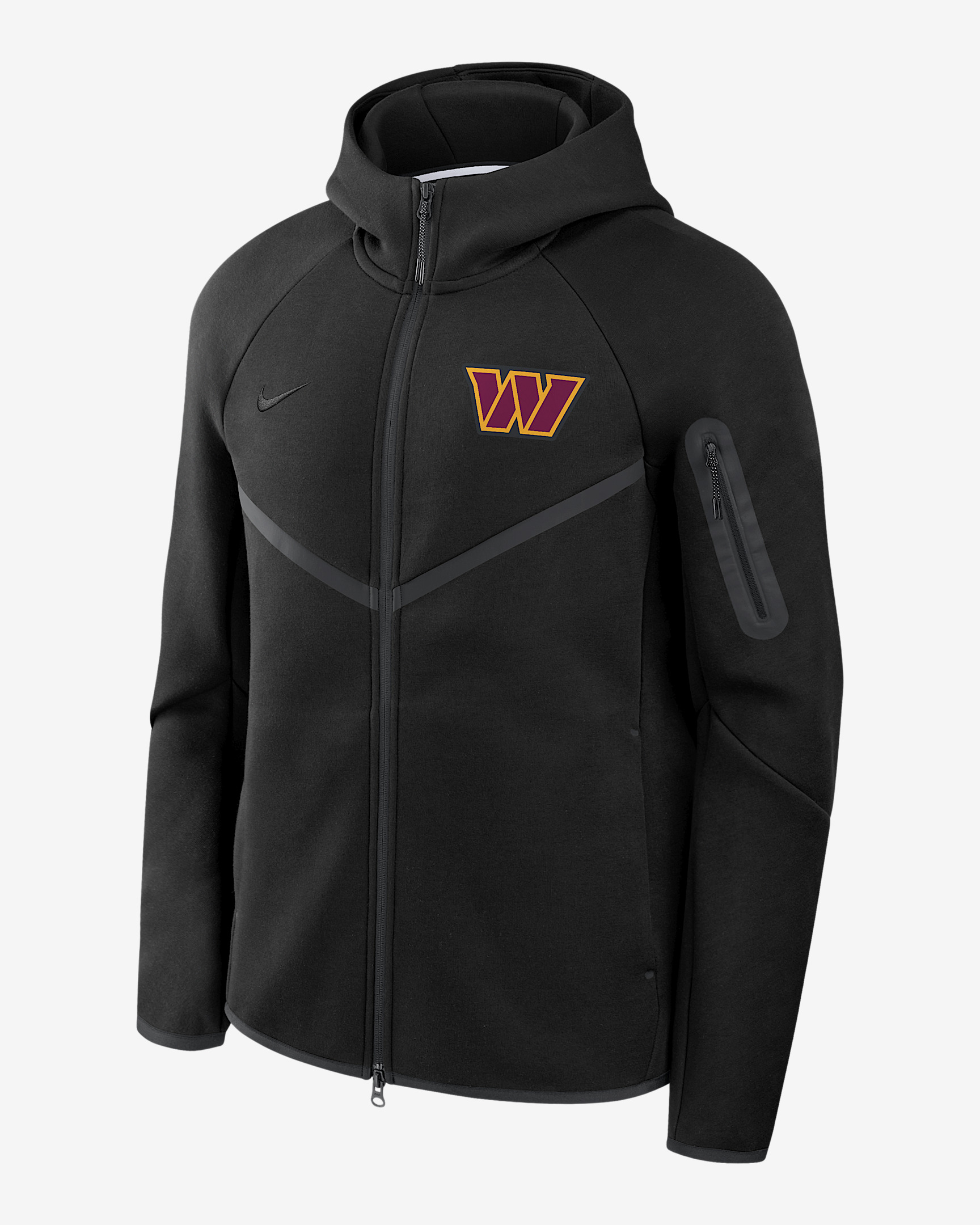 Washington Commanders Tech Fleece Windrunner Men's Nike NFL Full-Zip Hooded Jacket - 1