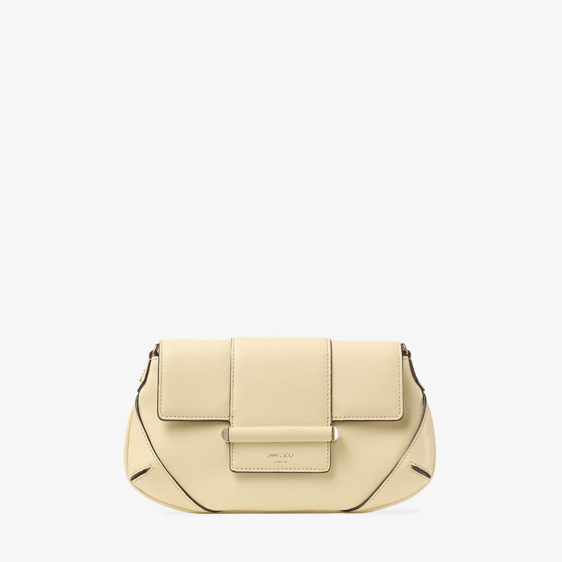 Bar Wallet With Chain Buttermilk Biker Leather Shoulder Bag 1