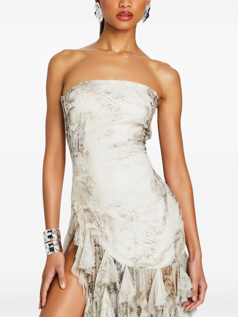 Verena ruffle-hem dress 5