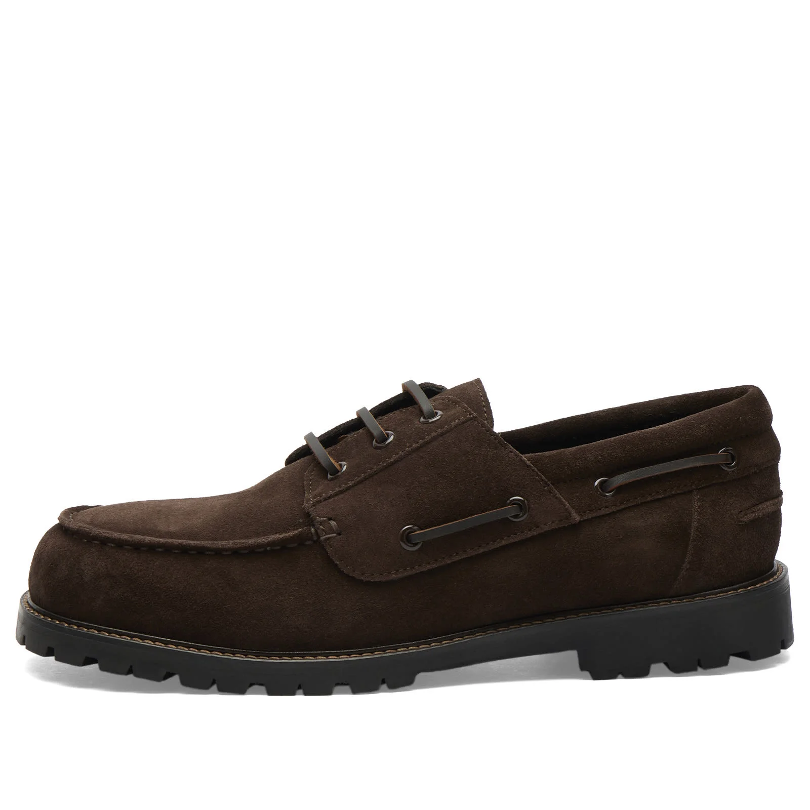 Studio Nicholson Guston Lace Up Boat Shoe - 1