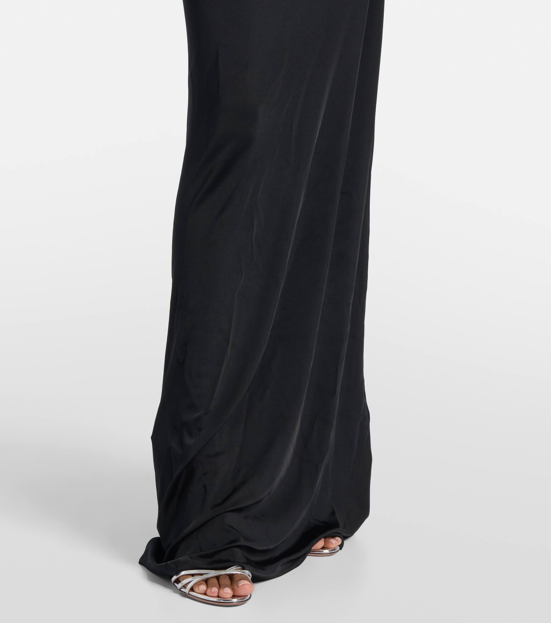 Draped off-shoulder gown - 5