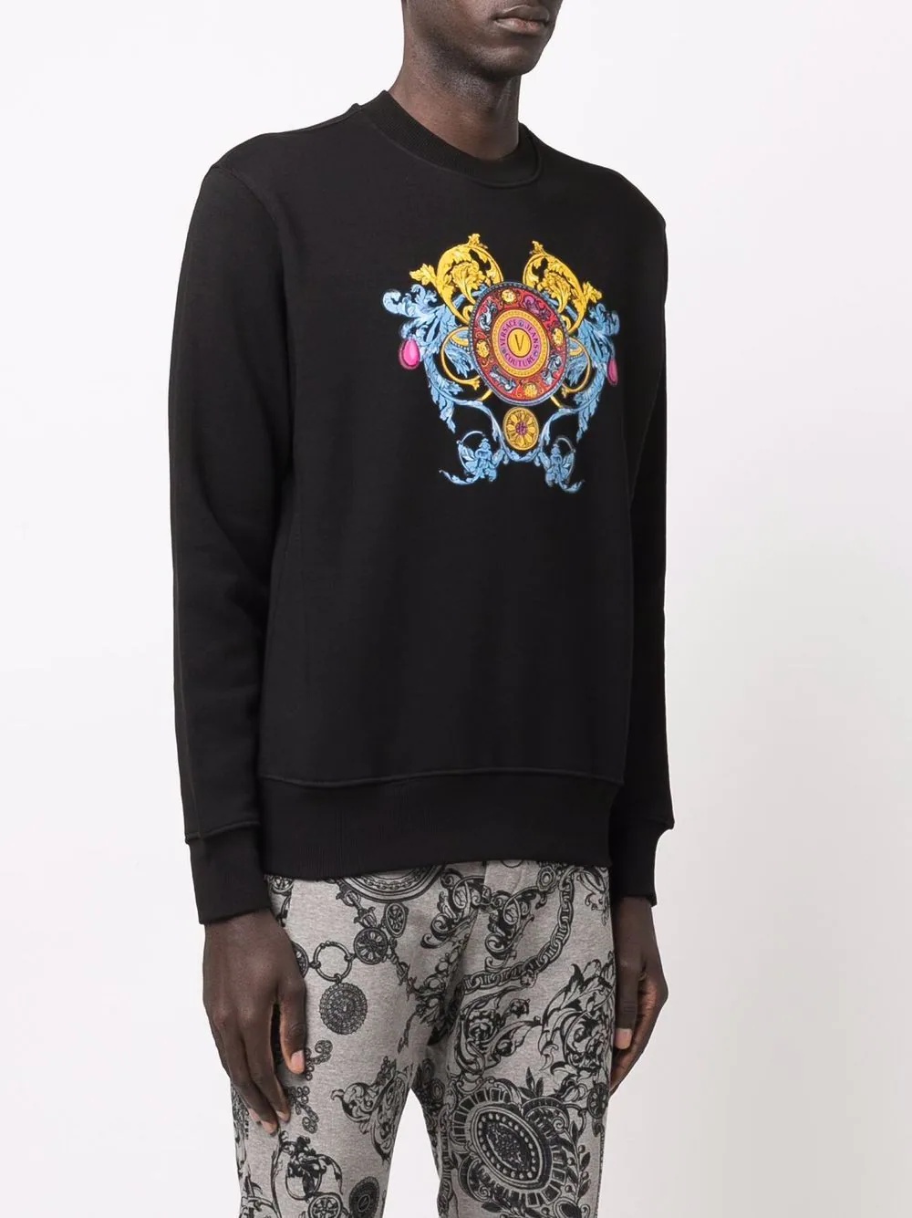 Regalia Baroque-print sweatshirt - 3